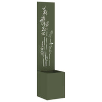 Schermo per privacy in giardino Oliver verde 32 x 140 cm 876381