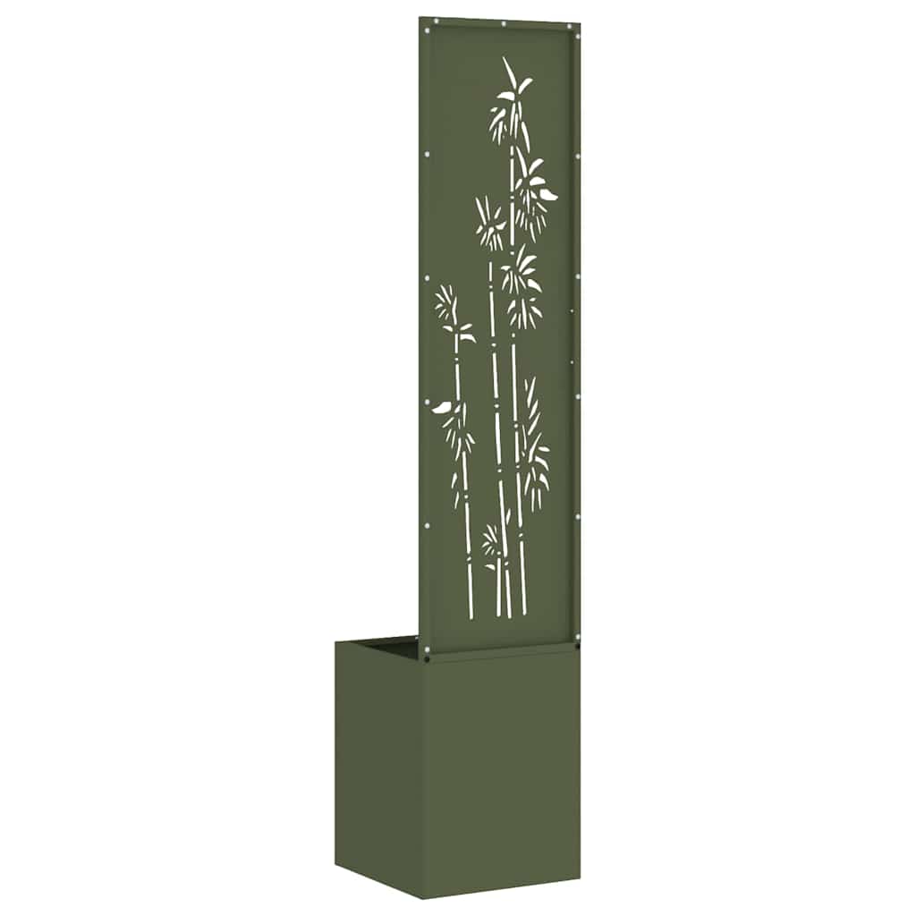 Schermo per privacy in giardino Oliver verde 32 x 140 cm 876381