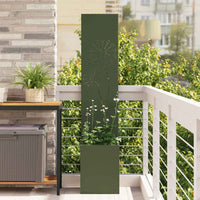 Schermo per privacy in giardino Oliver verde 32 x 140 cm 876388