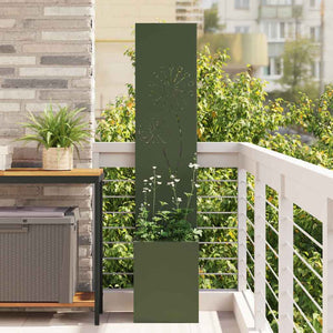 Schermo per privacy in giardino Oliver verde 32 x 140 cm 876388