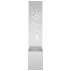 Schermo per privacy in giardino Traforo Argento 32 x 140 cm 876390