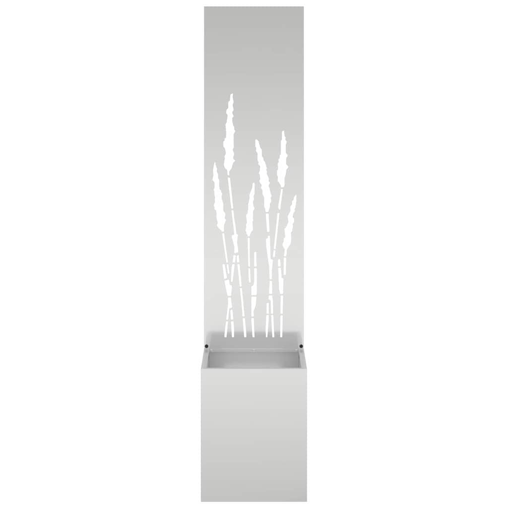 Schermo per privacy in giardino Traforo Argento 32 x 140 cm 876397