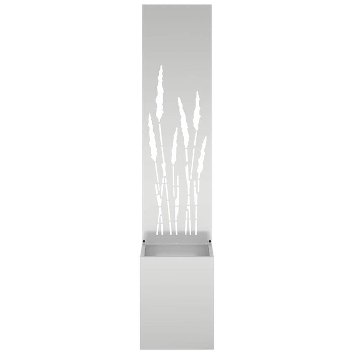 Schermo per privacy in giardino Traforo Argento 32 x 140 cm 876397