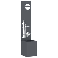 Schermo per privacy in giardino Traforo Antracite 32 x 140 cm 876401