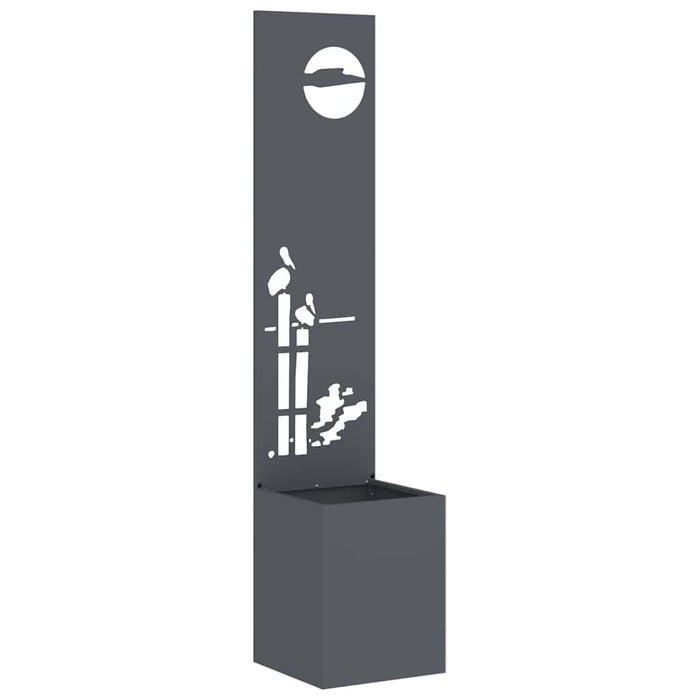 Schermo per privacy in giardino Traforo Antracite 32 x 140 cm 876401