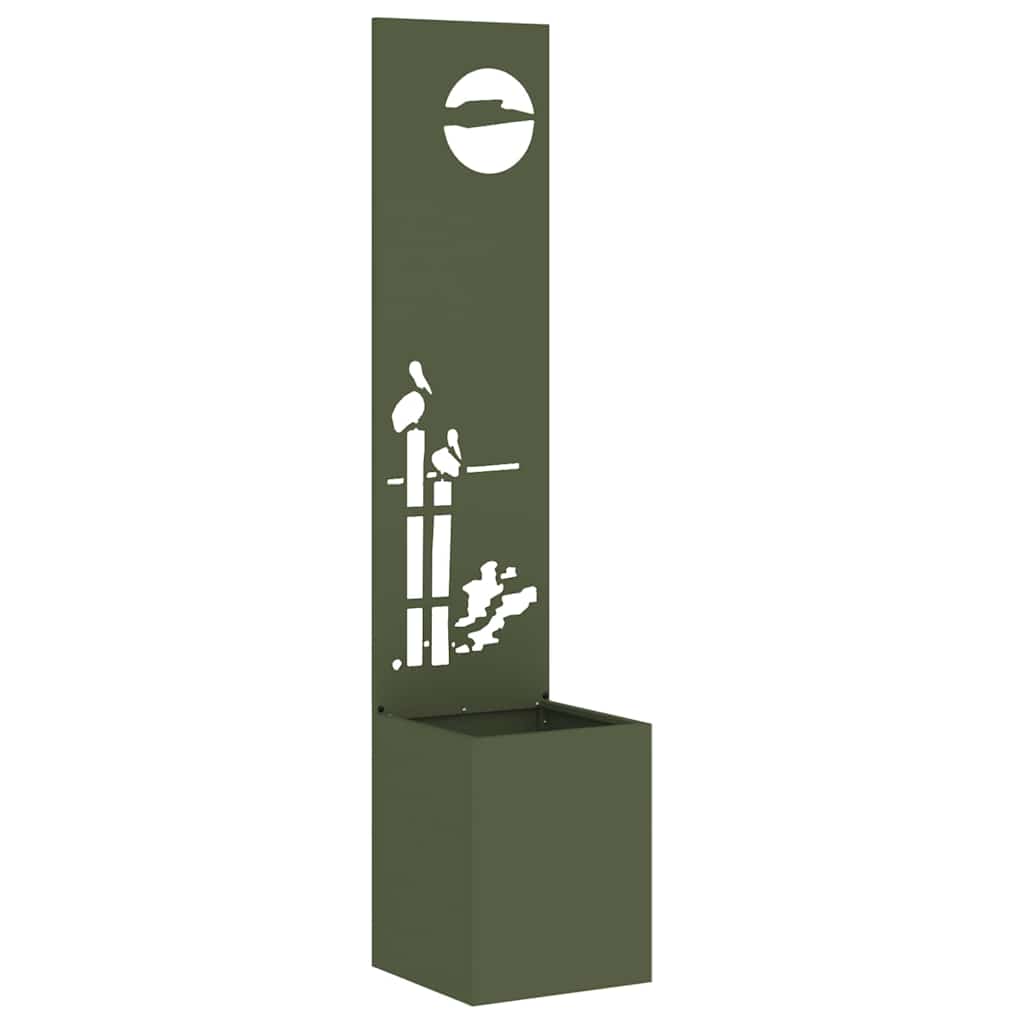 Schermo per privacy in giardino Oliver verde 32 x 140 cm 876402