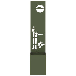 Schermo per privacy in giardino Oliver verde 32 x 140 cm 876402