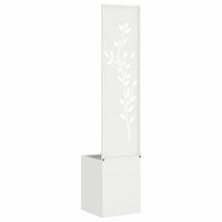 Schermo per privacy in giardino Floreale Bianco 32 x 140 cm 876407