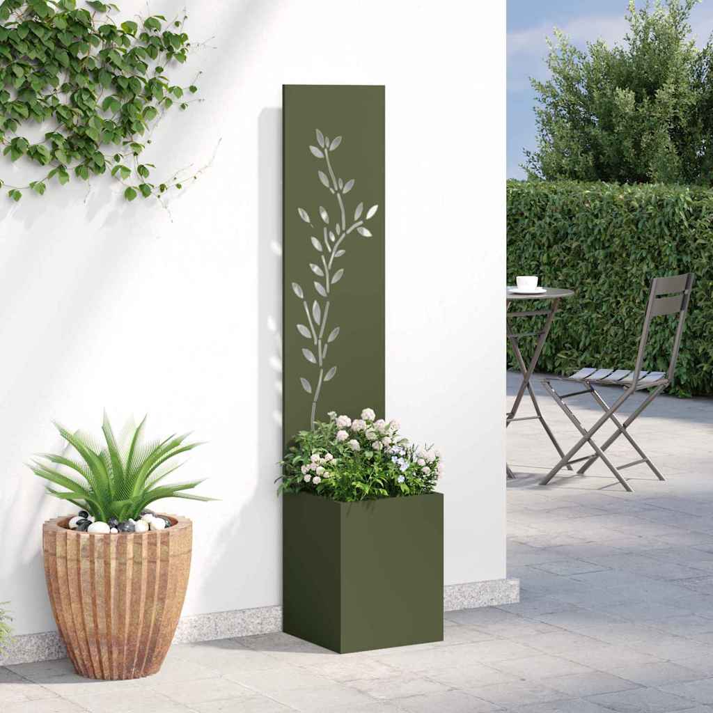 vidaXL Schermo per privacy in giardino Oliver verde 32 x 140 cm