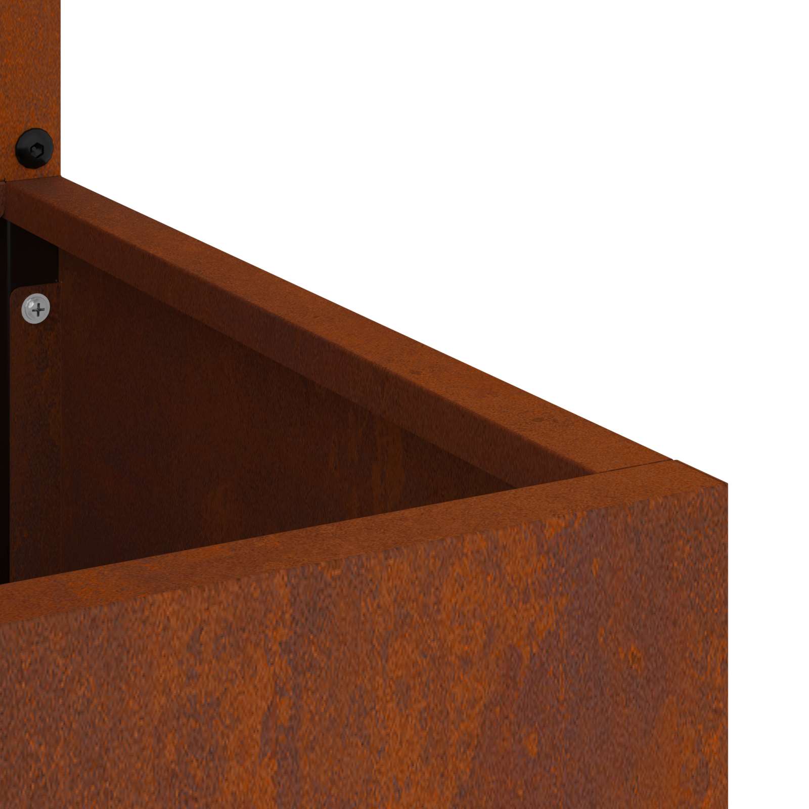 Schermo per privacy in giardino Floreale Ruggine 32 x 140 cm 876412