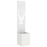 vidaXL Schermo per privacy in giardino Bianco 32 x 140 cm