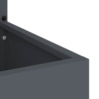 vidaXL Schermo per privacy in giardino Antracite 32 x 140 cm