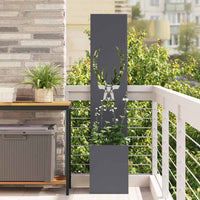 Schermo per privacy in giardino Antracite 32 x 140 cm 876415