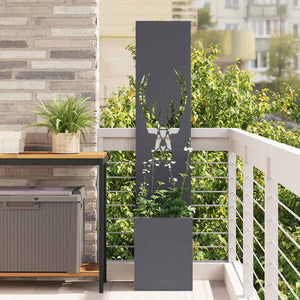 Schermo per privacy in giardino Antracite 32 x 140 cm 876415