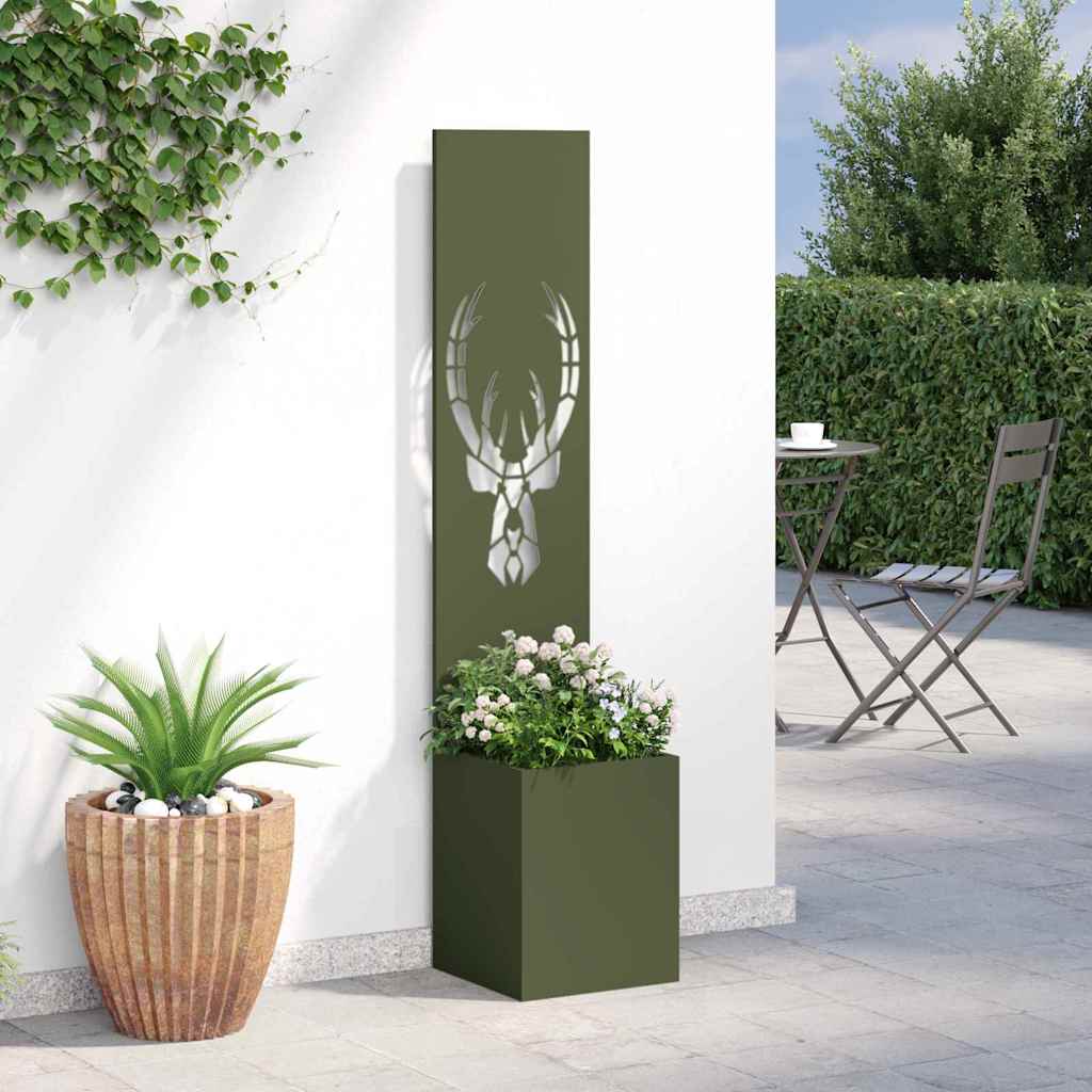 vidaXL Schermo per privacy in giardino Oliver verde 32 x 140 cm