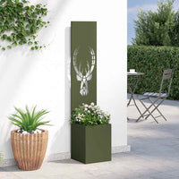 vidaXL Schermo per privacy in giardino Oliver verde 32 x 140 cm