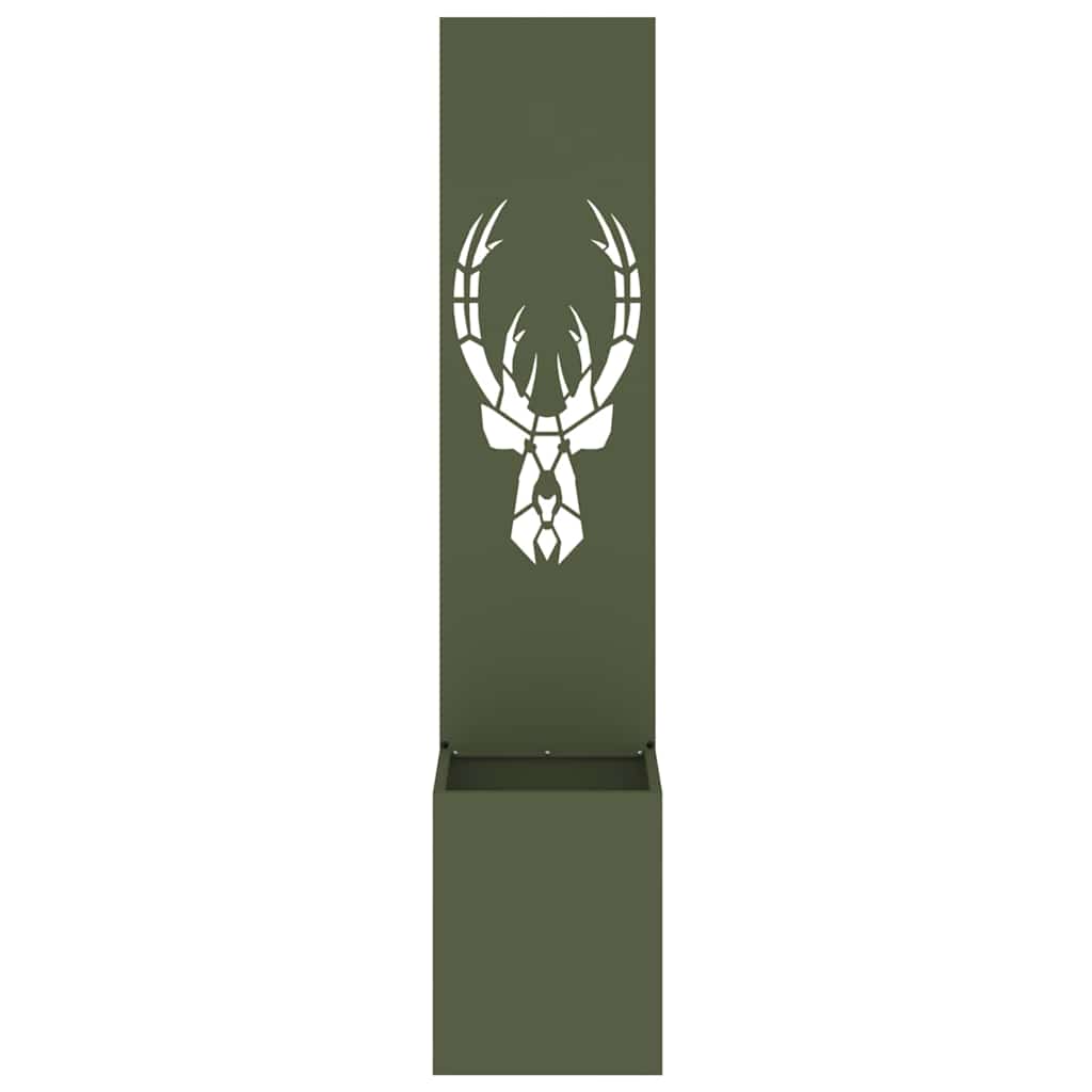 Schermo per privacy in giardino Oliver verde 32 x 140 cm 876416