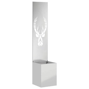 Schermo per privacy in giardino Argento 32 x 140 cm 876418