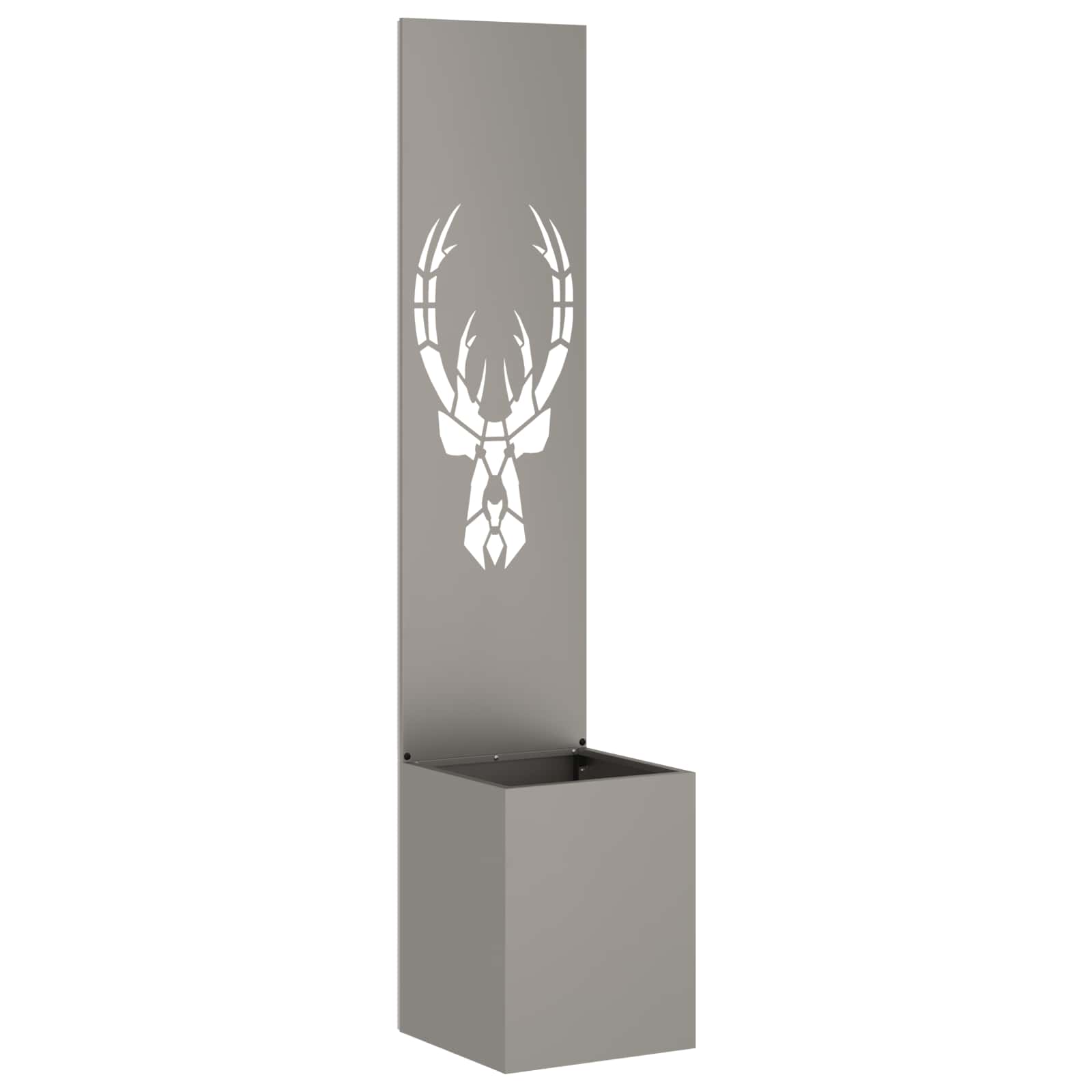 Schermo per privacy in giardino Ruggine 32 x 140 cm 876419