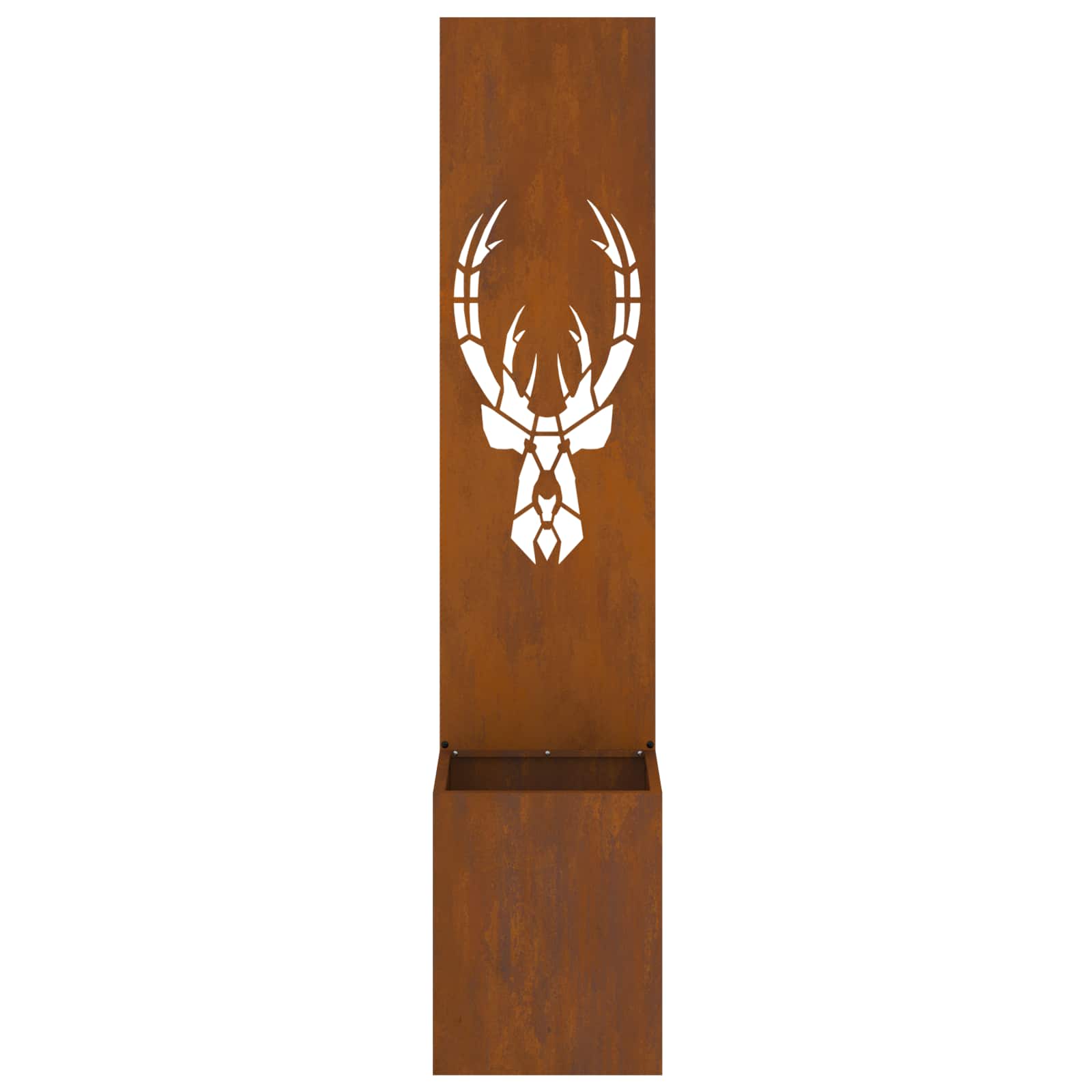 Schermo per privacy in giardino Ruggine 32 x 140 cm 876419