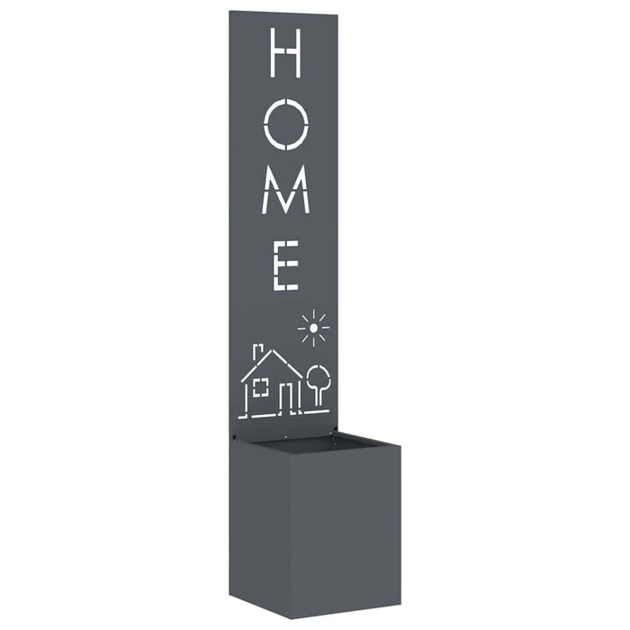 vidaXL Schermo per privacy in giardino Traforo Antracite 32 x 140 cm