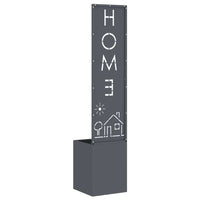 vidaXL Schermo per privacy in giardino Traforo Antracite 32 x 140 cm