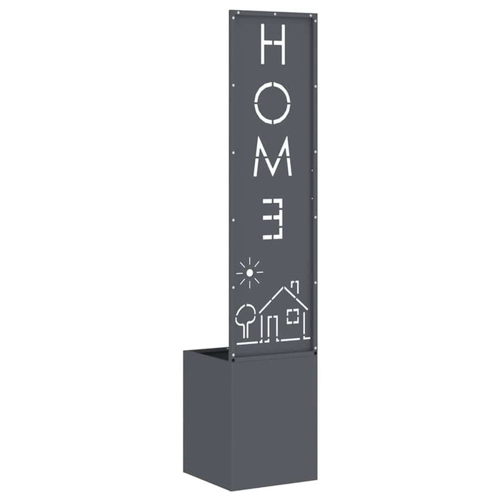 vidaXL Schermo per privacy in giardino Traforo Antracite 32 x 140 cm