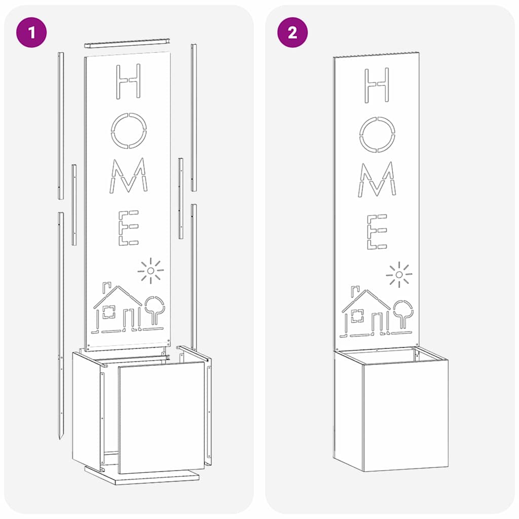 Schermo per privacy in giardino Oliver verde 32 x 140 cm 876423