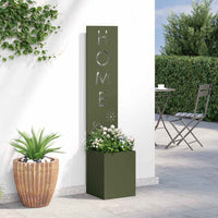 vidaXL Schermo per privacy in giardino Oliver verde 32 x 140 cm