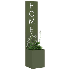 Schermo per privacy in giardino Oliver verde 32 x 140 cm 876423