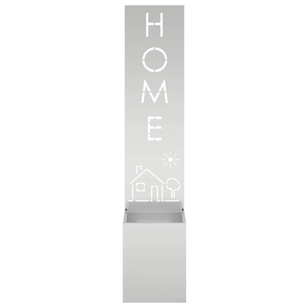 Schermo per privacy in giardino Traforo Argento 32 x 140 cm 876425