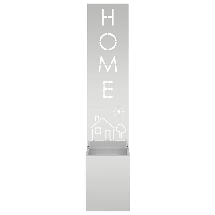 Schermo per privacy in giardino Traforo Argento 32 x 140 cm 876425