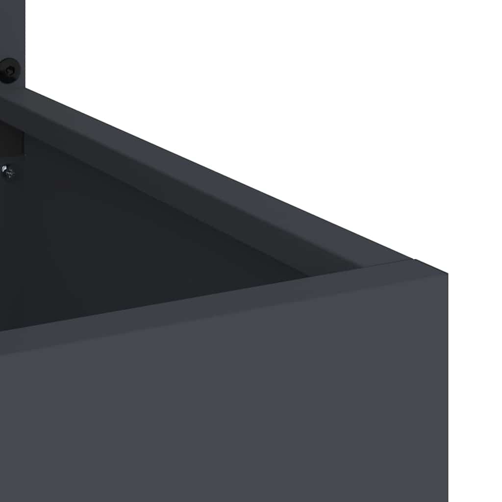 Schermo per privacy in giardino Floreale Antracite 50 x 140 cm 876436