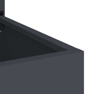 Schermo per privacy in giardino Floreale Antracite 50 x 140 cm 876436