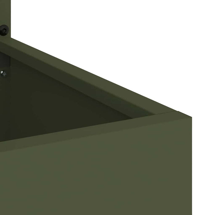 Schermo per privacy in giardino Oliver verde 50 x 140 cm 876437