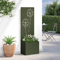Schermo per privacy in giardino Oliver verde 50 x 140 cm 876437