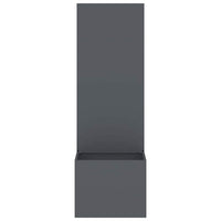 Schermo per privacy in giardino Traforo Antracite 50 x 140 cm 876443