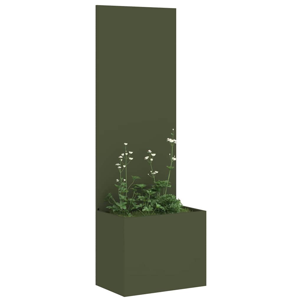 Schermo per privacy in giardino Oliver verde 50 x 140 cm 876444