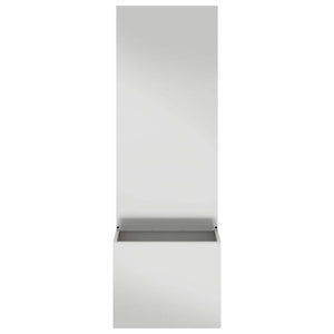 vidaXL Vaso da Giardino con Pannello Decorativo Argento 50 x 140 cm