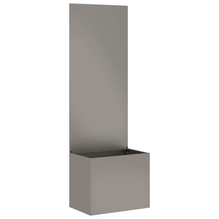 vidaXL Schermo per privacy in giardino Traforo Ruggine 50 x 140 cm