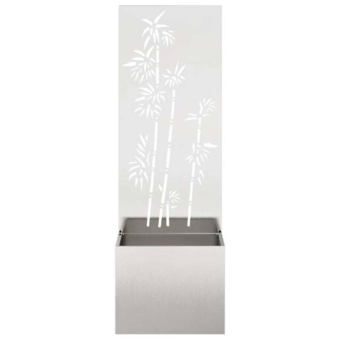 Schermo per privacy in giardino Floreale Argento 50 x 140 cm 876452