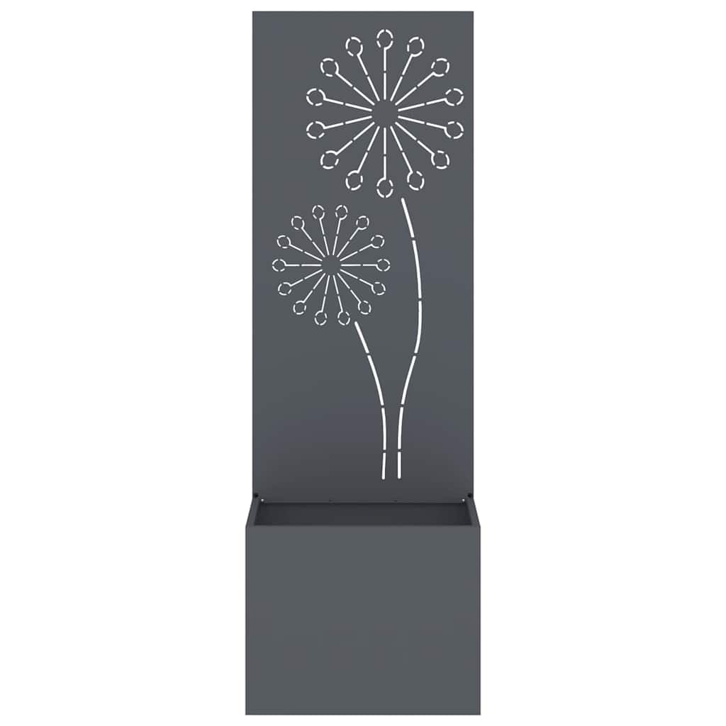 Schermo per privacy in giardino Traforo Antracite 50 x 140 cm 876457