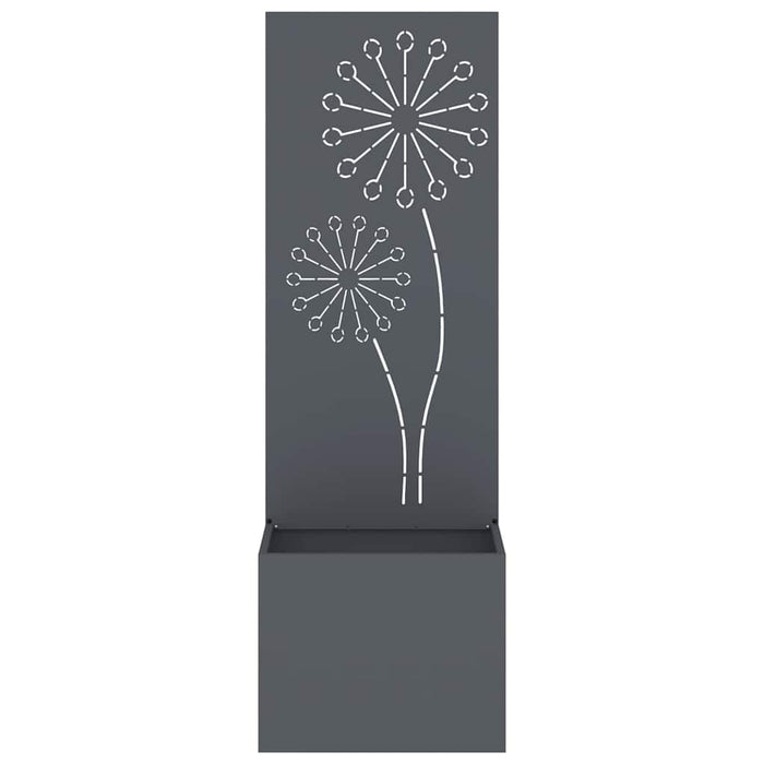 Schermo per privacy in giardino Traforo Antracite 50 x 140 cm 876457