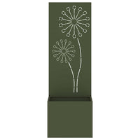 Schermo per privacy in giardino Oliver verde 50 x 140 cm 876458