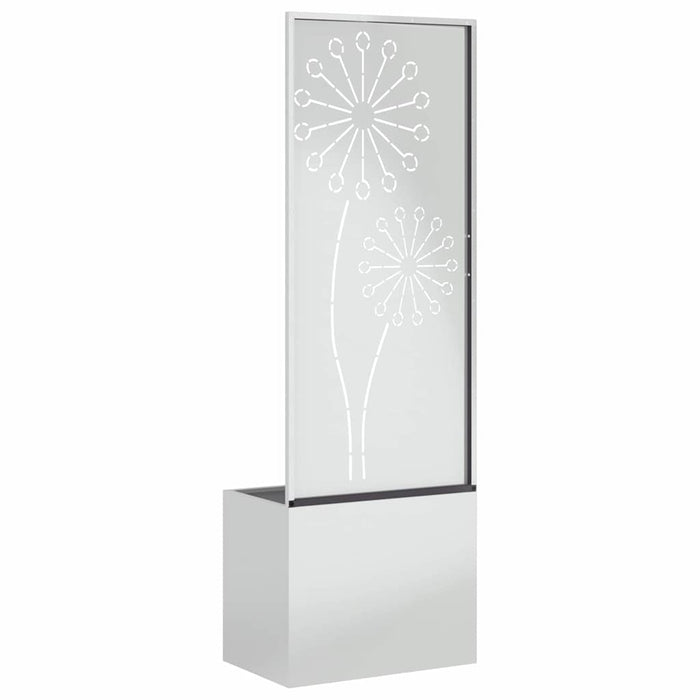 Schermo per privacy in giardino Traforo Argento 50 x 140 cm 876460