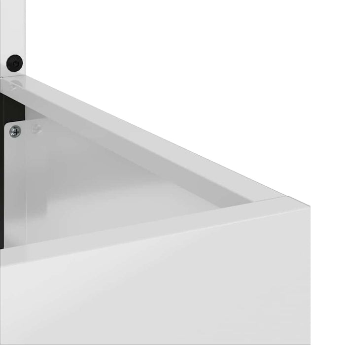 vidaXL Vaso da Giardino con Pannello Decorativo Argento 50 x 140 cm