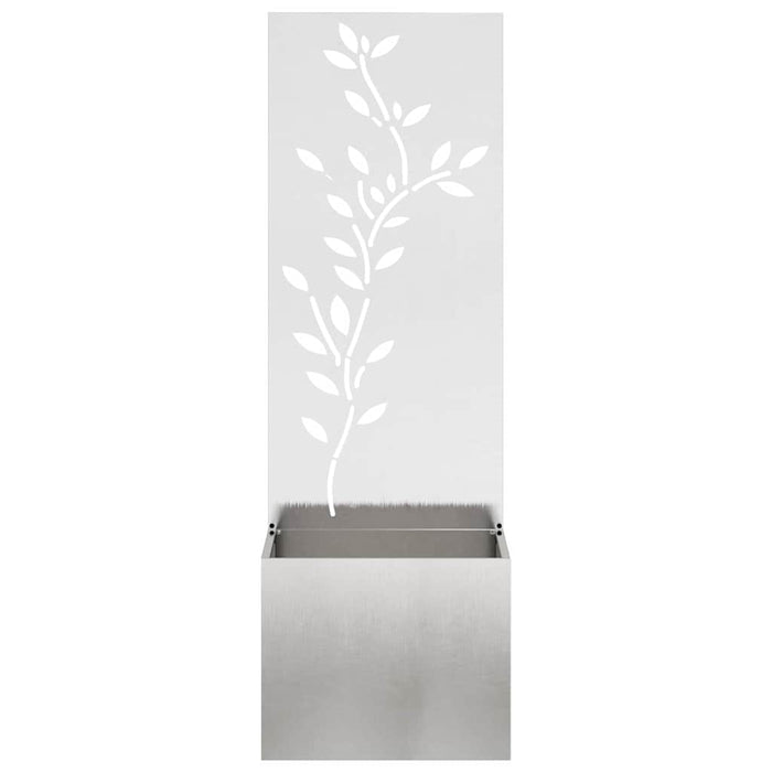 Schermo per privacy in giardino Floreale Argento 50 x 140 cm 876480
