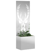 Schermo per privacy in giardino Argento 50 x 140 cm 876488