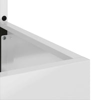 vidaXL Vaso da Giardino con Pannello Decorativo Argento 50 x 140 cm