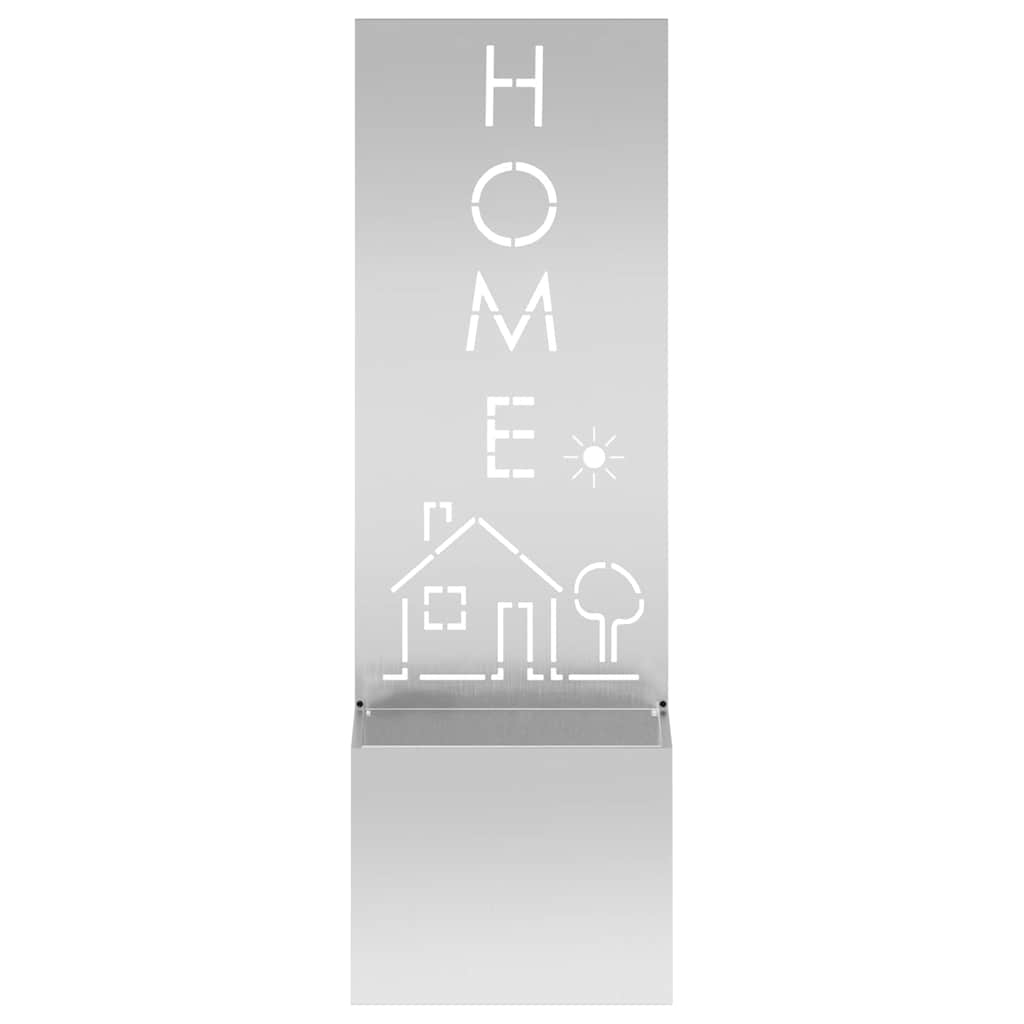 Schermo per privacy in giardino Traforo Argento 50 x 140 cm 876495